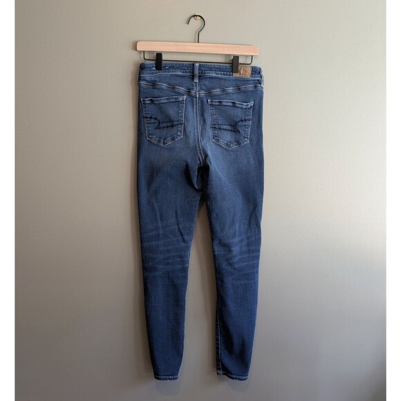 American Eagle Size 8 Hi Rise Jegging Jeans Womens AE Super Stretch Regular - Picture 5 of 8
